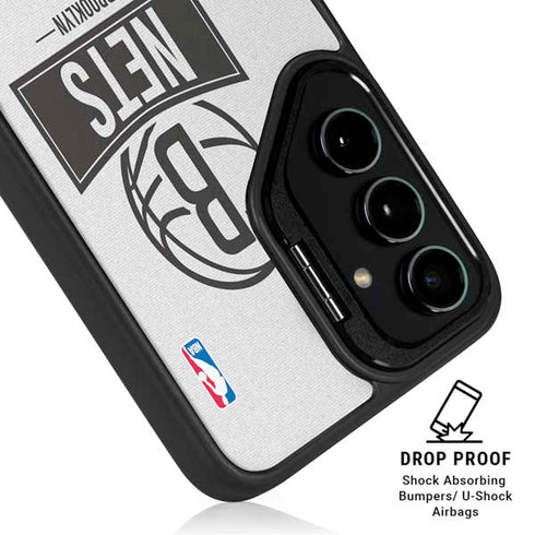 NBA Brooklyn Nets Static Galaxy S26 Plus Kickstand Case