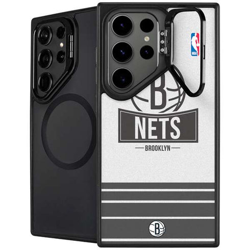 NBA Brooklyn Nets Static Galaxy S26 Ultra Kickstand Case