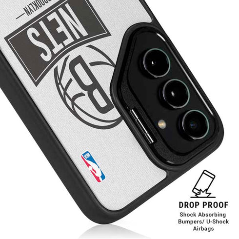 NBA Brooklyn Nets Static Galaxy S26 Ultra Kickstand Case
