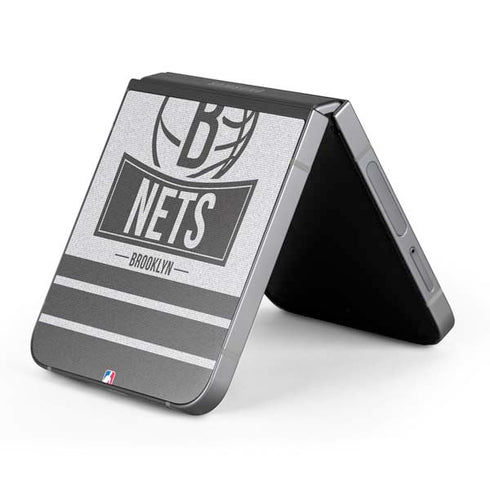 NBA Brooklyn Nets Static Galaxy Z Flip6 Skin