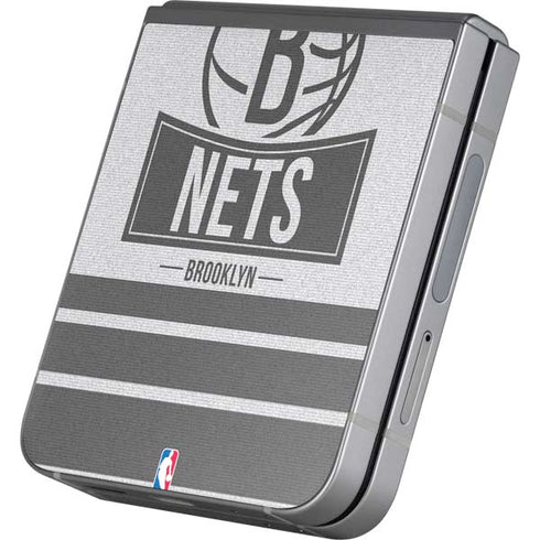 NBA Brooklyn Nets Static Galaxy Z Flip6 Skin