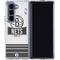 NBA Brooklyn Nets Static Galaxy Z Fold5 5G Clear Case