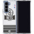 NBA Brooklyn Nets Static Galaxy Z Fold5 5G Clear Case