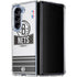 NBA Brooklyn Nets Static Galaxy Z Fold5 5G Clear Case