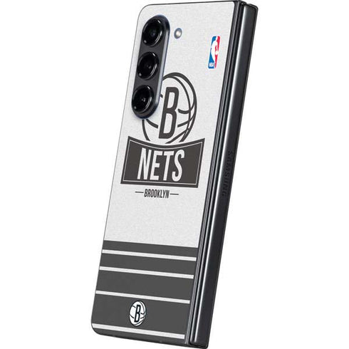 NBA Brooklyn Nets Static Galaxy Z Fold5 5G Skin