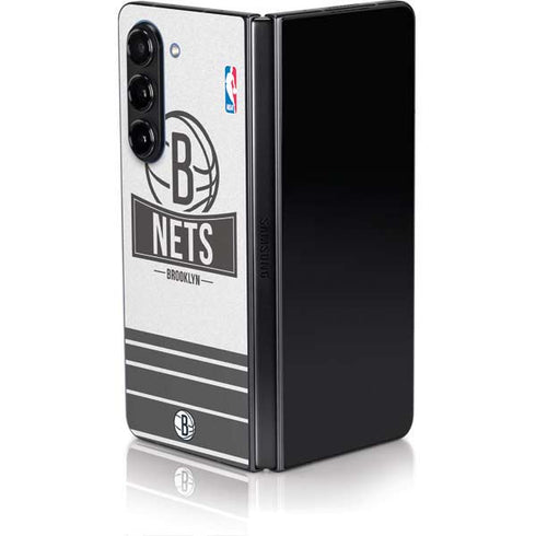 NBA Brooklyn Nets Static Galaxy Z Fold5 5G Skin