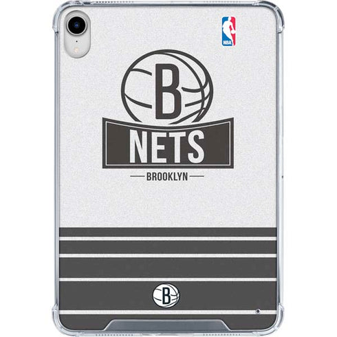 NBA Brooklyn Nets Static iPad 11th Gen (2025) Clear Case