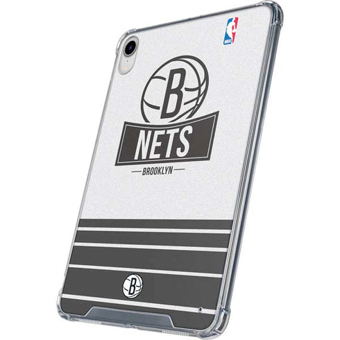 NBA Brooklyn Nets Static iPad 11th Gen (2025) Clear Case