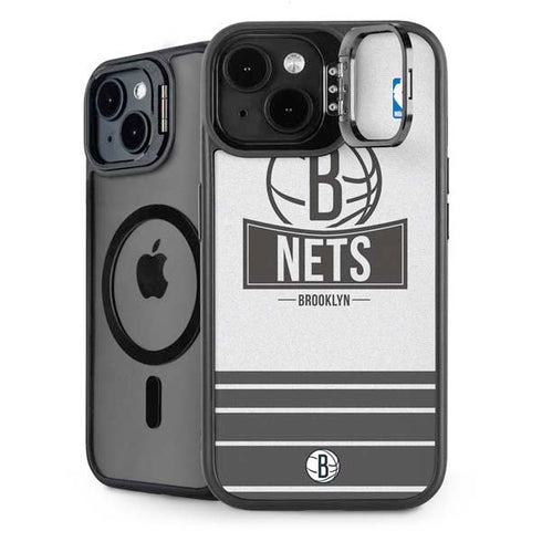 NBA Brooklyn Nets Static iPhone 13 Kickstand Case
