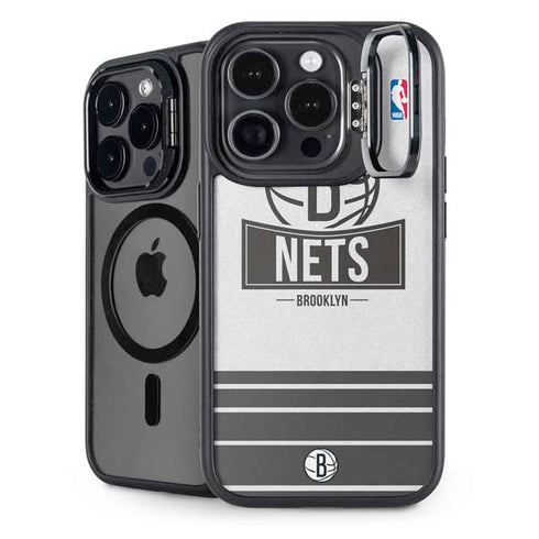 NBA Brooklyn Nets Static iPhone 13 Pro Kickstand Case