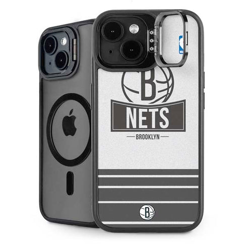 NBA Brooklyn Nets Static iPhone 14 Plus Kickstand Case