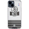 NBA Brooklyn Nets Static iPhone 15 Clear Case
