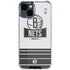 NBA Brooklyn Nets Static iPhone 15 Clear Case
