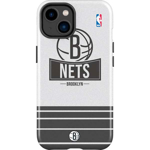 NBA Brooklyn Nets Static iPhone 15 Impact Case