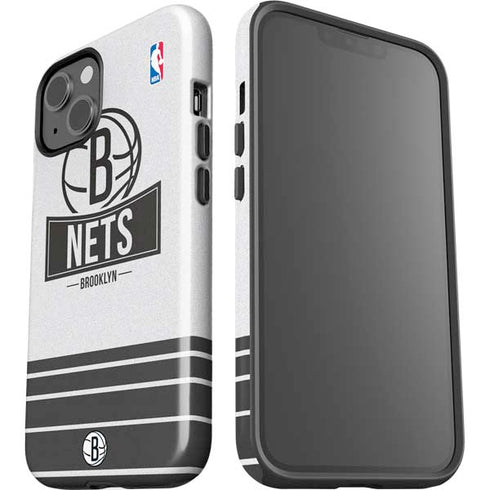 NBA Brooklyn Nets Static iPhone 15 Impact Case