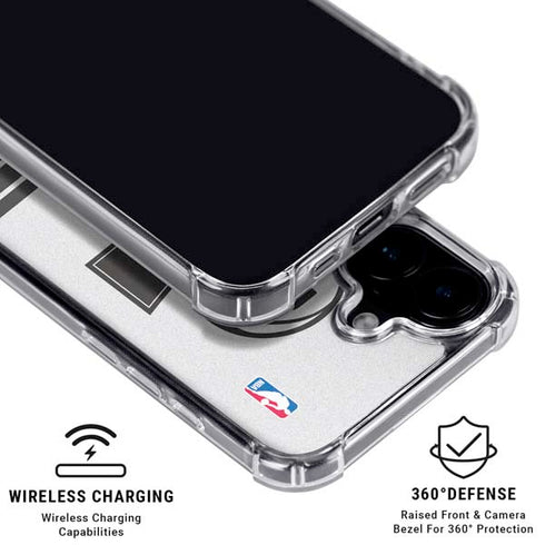 NBA Brooklyn Nets Static iPhone 16 MagSafe Case