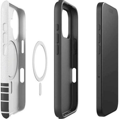 NBA Brooklyn Nets Static iPhone 16 Magsafe Impact Case