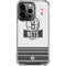 NBA Brooklyn Nets Static iPhone 16 Pro Clear Case