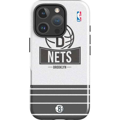 NBA Brooklyn Nets Static iPhone 16 Pro Impact Case