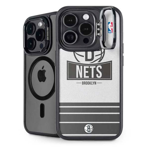 NBA Brooklyn Nets Static iPhone 16 Pro Kickstand Case