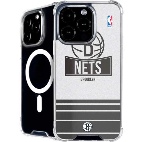 NBA Brooklyn Nets Static iPhone 16 Pro MagSafe Case
