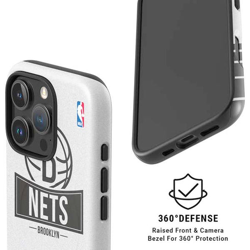 NBA Brooklyn Nets Static iPhone 16 Pro Magsafe Impact Case