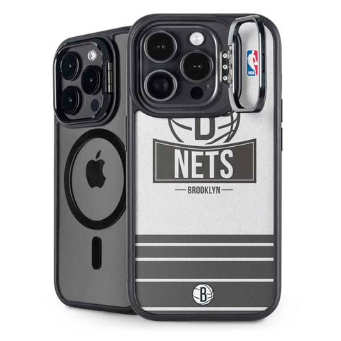 NBA Brooklyn Nets Static iPhone 16 Pro Max Kickstand Case