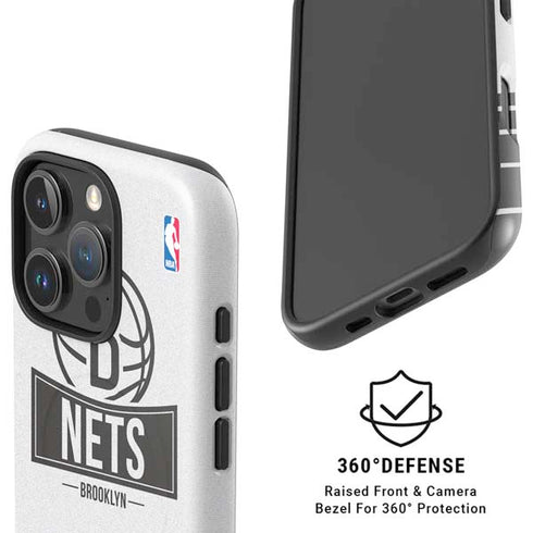 NBA Brooklyn Nets Static iPhone 16 Pro Max Magsafe Impact Case