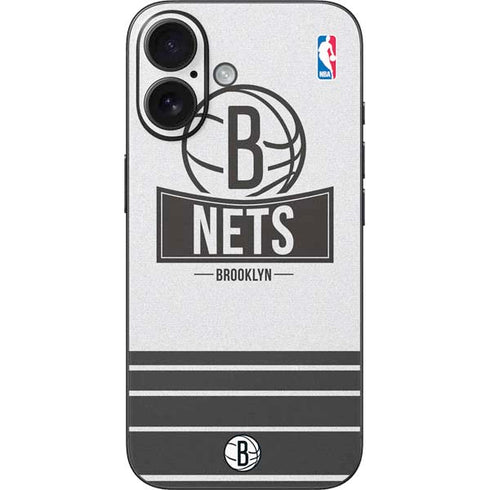 NBA Brooklyn Nets Static iPhone 16 Skin