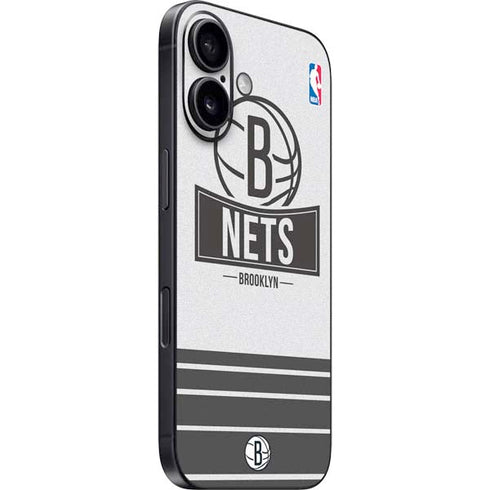 NBA Brooklyn Nets Static iPhone 16 Skin