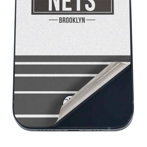 NBA Brooklyn Nets Static iPhone 16 Skin