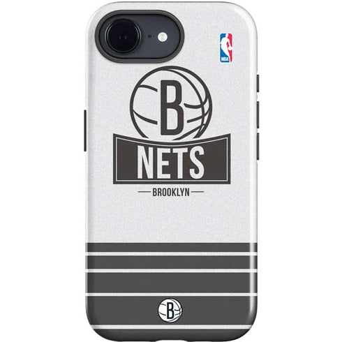 NBA Brooklyn Nets Static iPhone 16e Impact Case