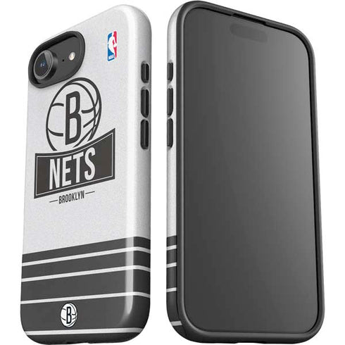 NBA Brooklyn Nets Static iPhone 16e Impact Case