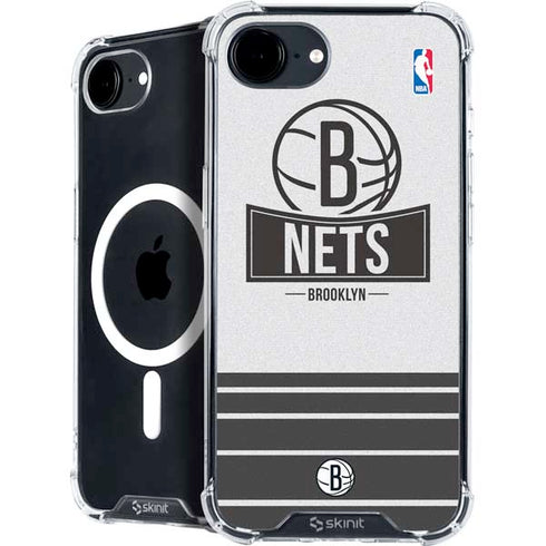 NBA Brooklyn Nets Static iPhone 16e MagSafe Case