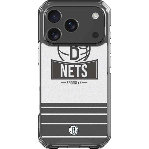 NBA Brooklyn Nets Static iPhone 18 Pro Clear Case