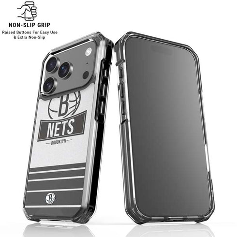 NBA Brooklyn Nets Static iPhone 18 Pro Clear Case