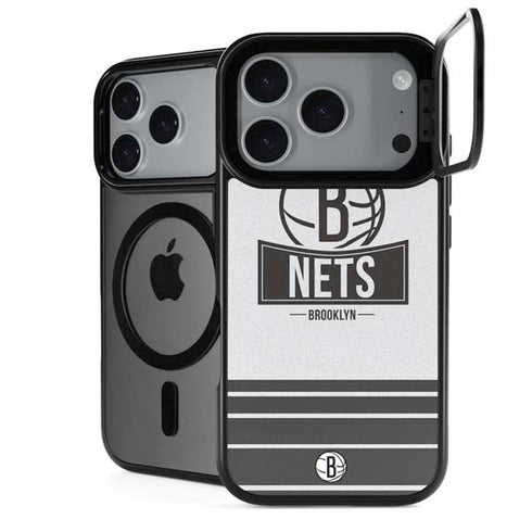 NBA Brooklyn Nets Static iPhone 18 Pro Kickstand Case