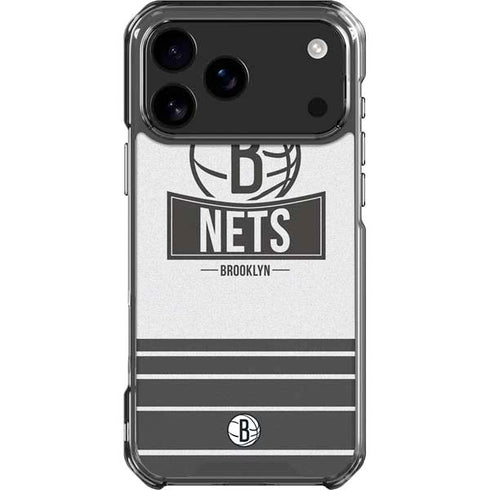 NBA Brooklyn Nets Static iPhone 18 Pro Max Clear Case