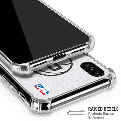 NBA Brooklyn Nets Static iPhone X/XS Clear Case