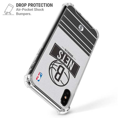 NBA Brooklyn Nets Static iPhone X/XS Clear Case