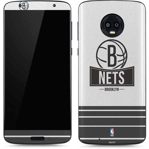NBA Brooklyn Nets Static Moto G6 Skin