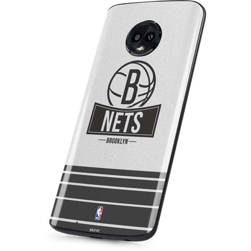NBA Brooklyn Nets Static Moto G6 Skin