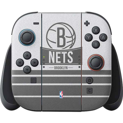 NBA Brooklyn Nets Static Nintendo Switch 2 (2025) Joy-Con Controller Skin