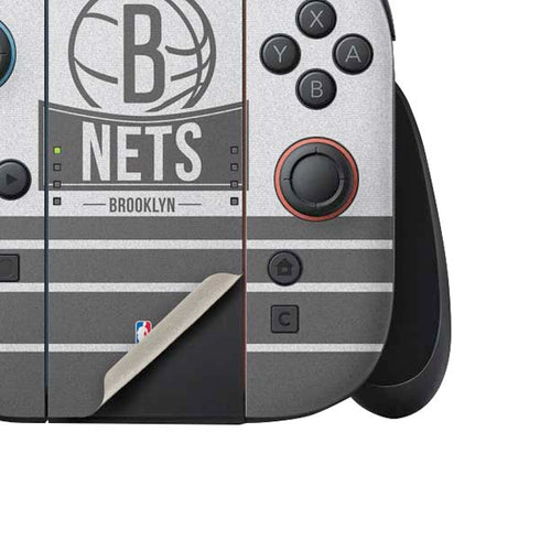 NBA Brooklyn Nets Static Nintendo Switch 2 (2025) Joy-Con Controller Skin