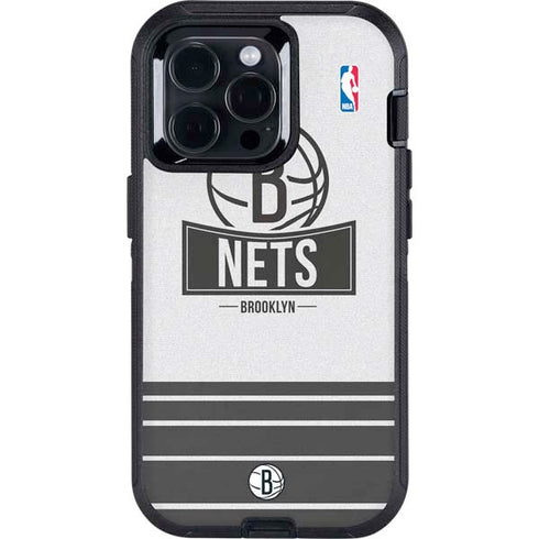 NBA Brooklyn Nets Static Otterbox Defender iPhone Skin