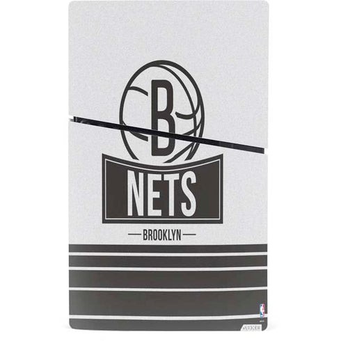 NBA Brooklyn Nets Static PS5 Slim Digital Edition Console Skin