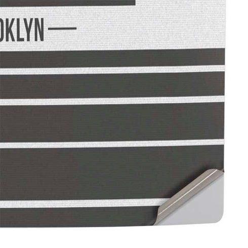 NBA Brooklyn Nets Static PS5 Slim Digital Edition Console Skin