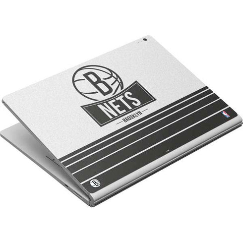 NBA Brooklyn Nets Static Surface Book Skin