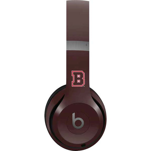 Brown University B Logo Beats Solo 4 Wireless Headphones Skin