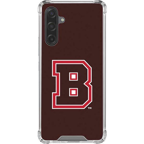 Brown University B Logo Galaxy A17 Clear Case